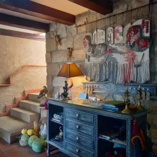 Habitación doble en hotel rural de Valladolid